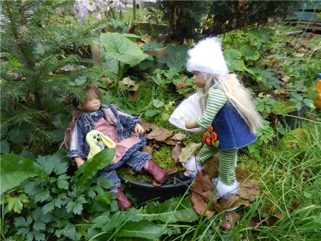 Мои крохотульки на природе. Клубные куколки от Аннет Химштед