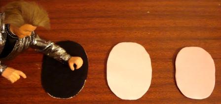 Мастер-класс - Мебель для кукол. Колыбелька для крохотулечки (фото 5)