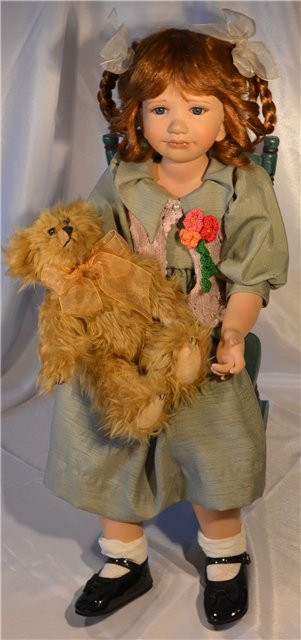 Мои четыре повода для улыбки... Часть коллекции кукол