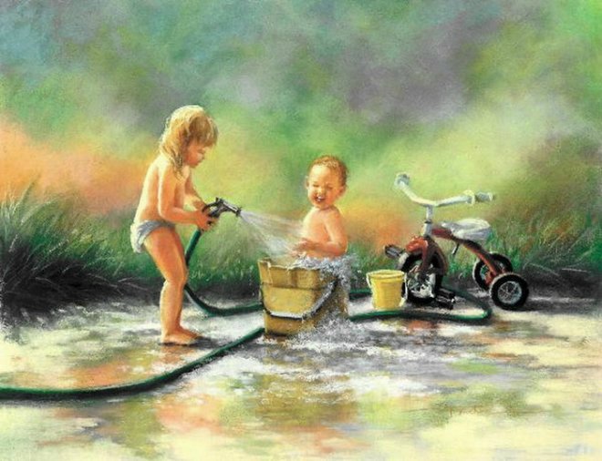 Дети в творчестве Кэтрин Финчер (Kathryn Andrews Fincher)