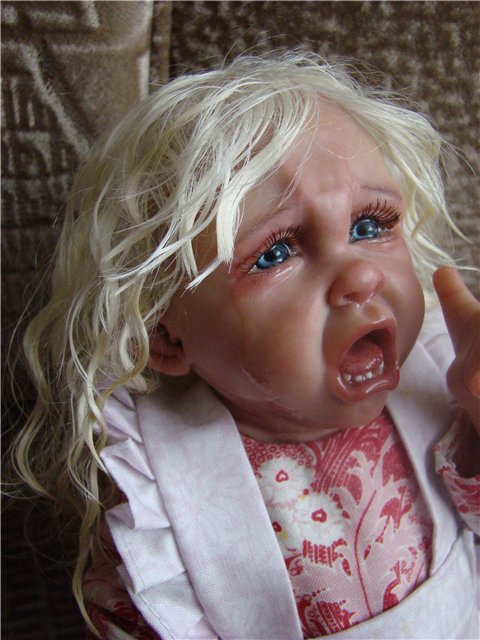 Маленькие плаксы. Авторские куклы Кондрашовой Ирины