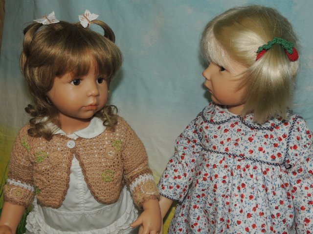 Две любимые сестрёнки. Куклы Гюнцель
