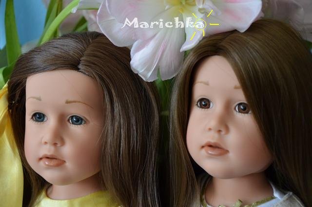 Клара и Изабель... или просто Снегурочки! Куклы Gotz