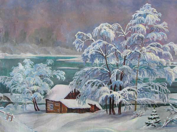 Виртуальная выставка картин "Дыхание зимы"