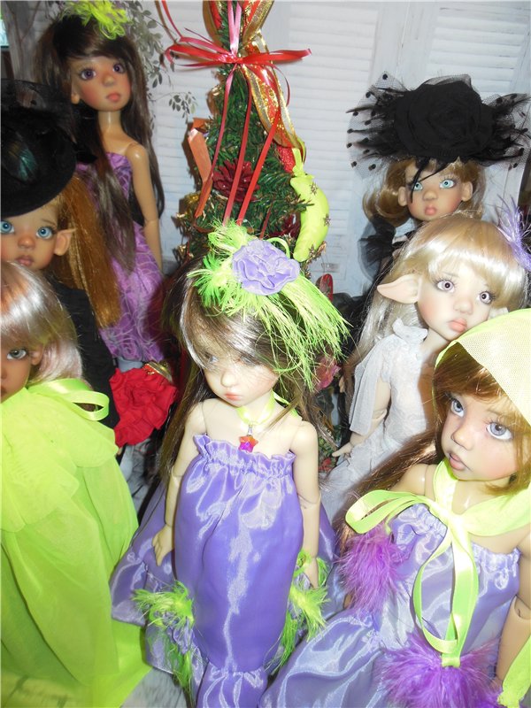 Предновогодняя вечеринка моих девочек. Куклы Кайе Виггз (фото 2)