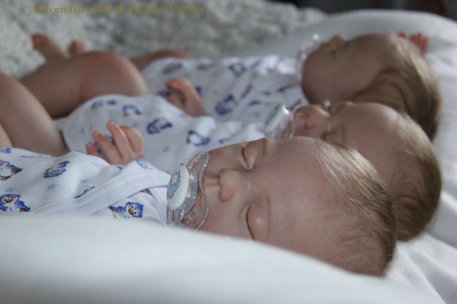 Тройняшки Джошики... Куколки реборн Виктории Вишни (фото 10)