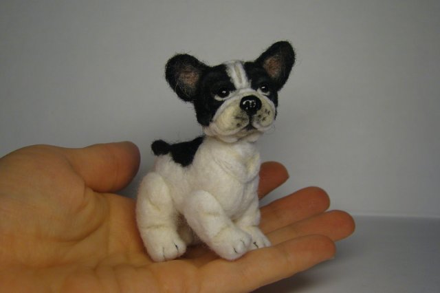 Маленький, но важный. Авторская игрушка валянием из шерсти (фото 8)