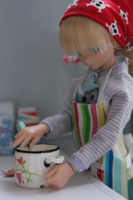 Блины на масленицу, миниатюра для кукол в формате 1/6 (фото 7)