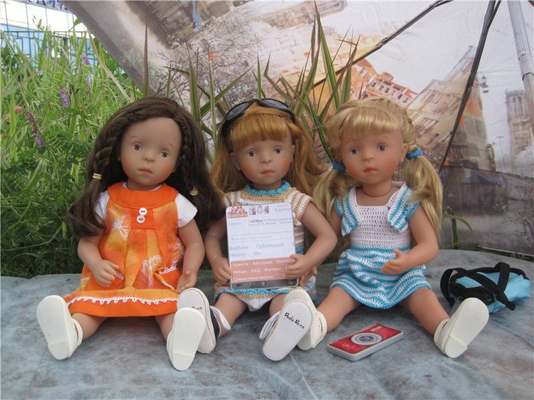 Тата, Анели и Лина! Куколки подружки Kathe Kruse | Бэйбики Тата, Анели и Лина! Куколки подружки Kathe Kruse
