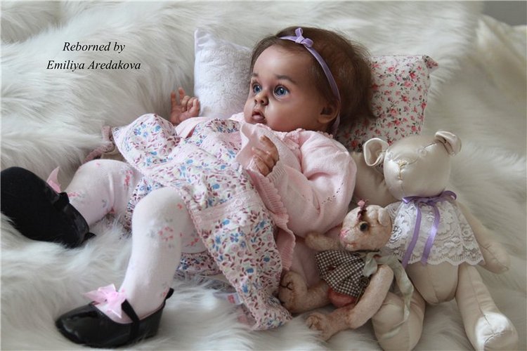 Экзотическая девочка Лилит. Кукла реборн Эмилии Аредаковой