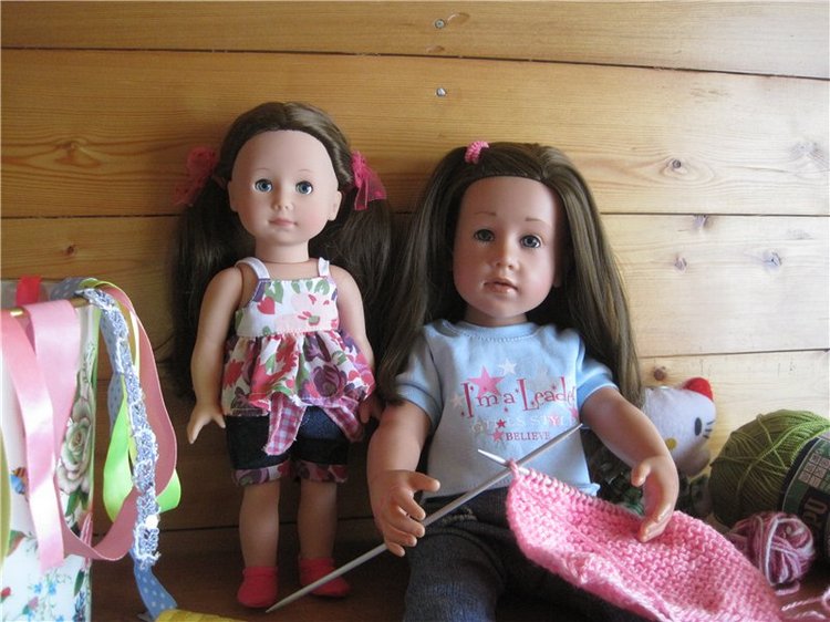Сестрёнки. Куклы Готц Алиса и Оленька