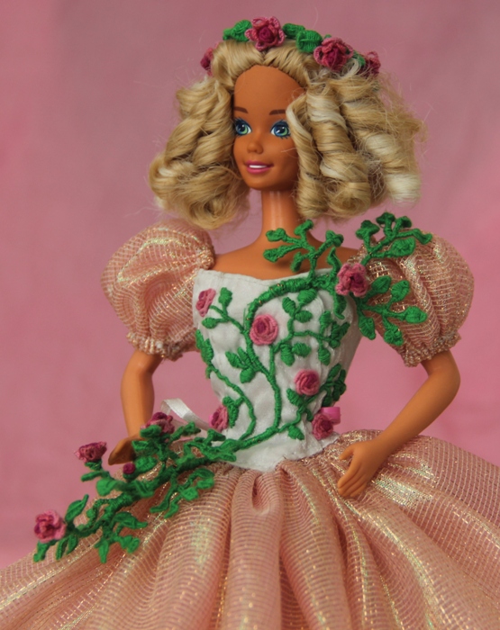 Простушка и розовый куст — Реставрация и преображение кукол: ремонт