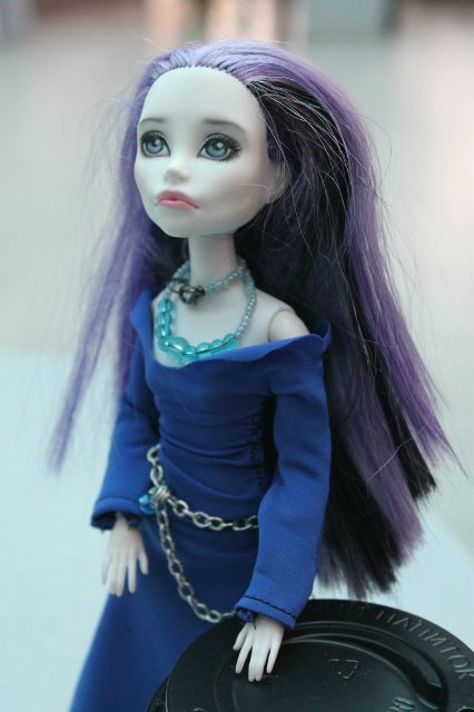 Моя новенькая - голова ooak Монстр Хай Спектра на теле Симба