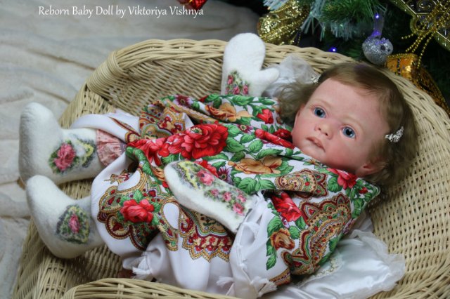 Настенька из сказки Морозко! Куколка реборн Виктории Вишни