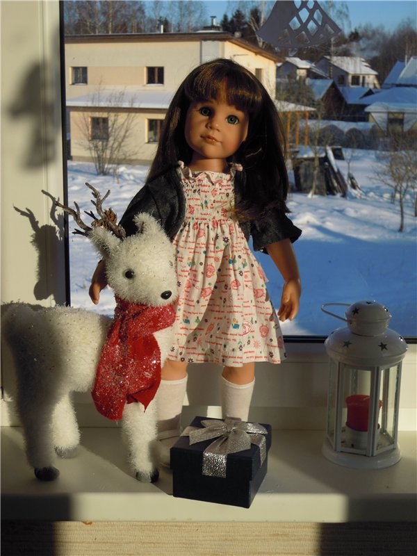 Зимний привет от кукол gotz, которые, живут в Литве (фото 6)