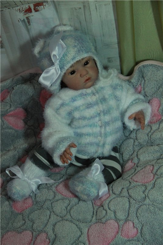 Малышка Карина. Куколка из молда Maike от Gudrun Legler