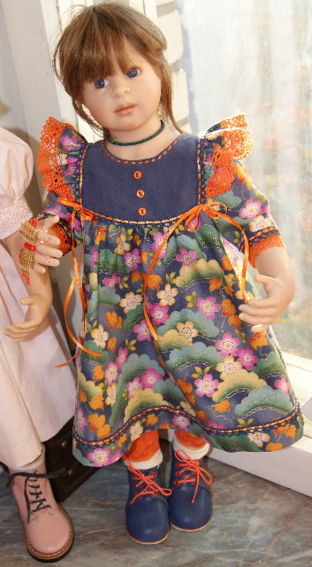 Коллекционная кукла Наташа от Хайди Плюшок. Одежда своими руками