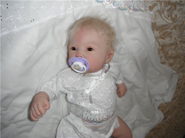 Моя кареглазая кукла реборн Василиса (фото 3)