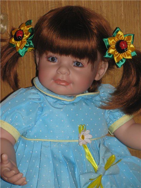 Заколки для красавиц в стиле канзаши (фото 4)