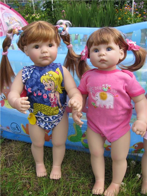 Мои лапушки на даче. Девчонки Мидлтошки на отдыхе (фото 3)