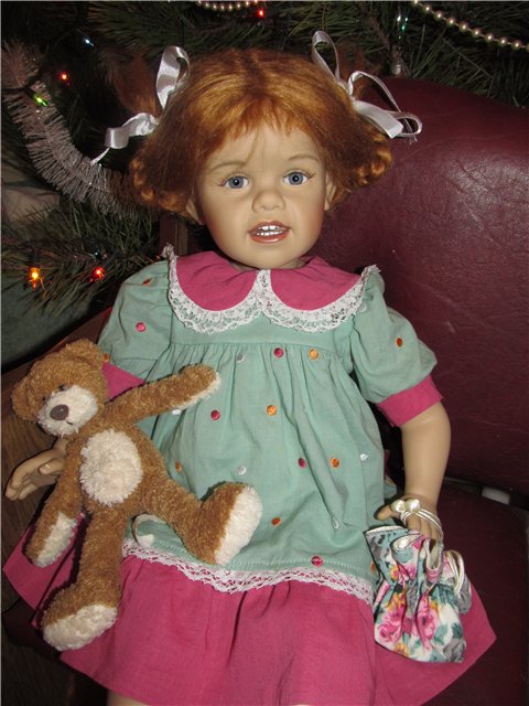 Кукла Дотти от Sissel Skille, или, говорят под Новый год, что не пожелается (фото 4)
