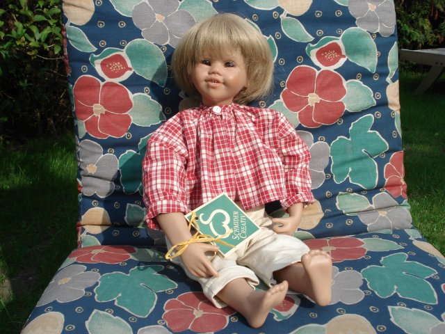 Знакомство с куклами Anni Aegerter фирмы Schmider Creativ. Тони - образ Пеппи или подружки Тома Сойера