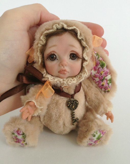 Тедди-долл Louise, Laura и Gloria. Авторские тедди долл от Анны Добряковой (фото 6)