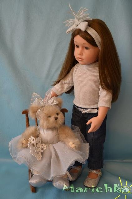 Клара и Изабель... или просто Снегурочки! Куклы Gotz