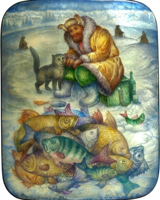 Усмотри тропинку в сказку или Здесь русский дух, здесь Русью пахнет. Федоскинская лаковая миниатюра