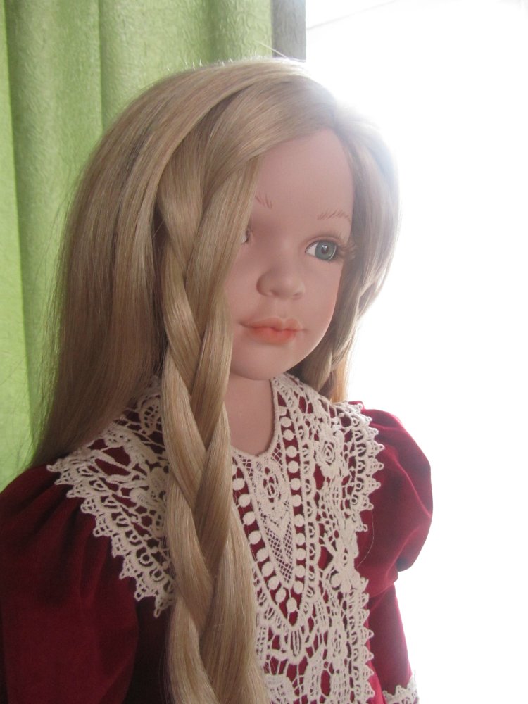 Фарфоровая кукла Ева - "реверанс позапрошлому веку"