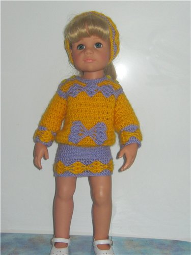 Ох уж эти бантики... Наряды на фэйсинок, паолок, куколок Готц (50 см)