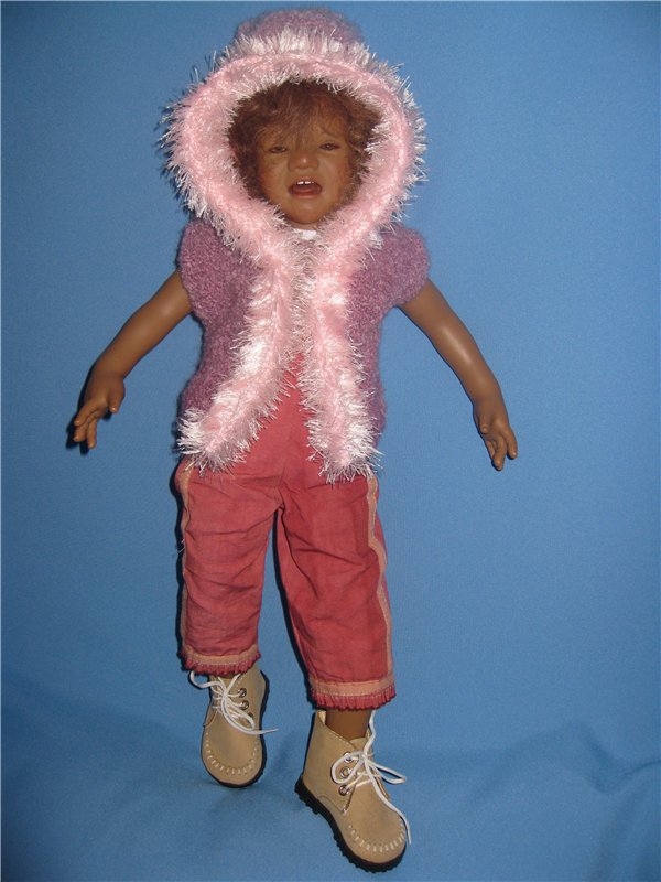 Кто подскажет, как ребенка успокоить? Коллекционная кукла Inke A.Himstedt