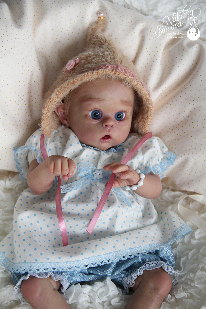 Эльфик Герда. Кукла реборн Наталии Сомовой