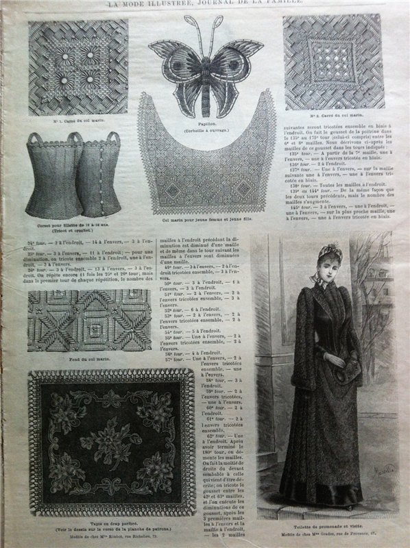 Журнал мод La Mode illustrèe (журнал для всей семьи)