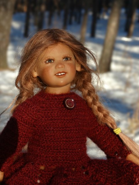 Вязаные платья для Пиппы — Одежда и обувь для кукол своими руками: фото (фото 8)