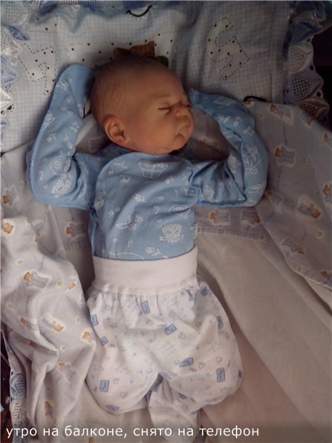 Маленький малыш реборн Андрейка, молд Жульен