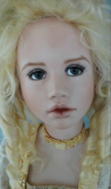 Часть 2: Прекрасная Дама эпохи Рококо. Кукла из фарфора Мишель Баркер