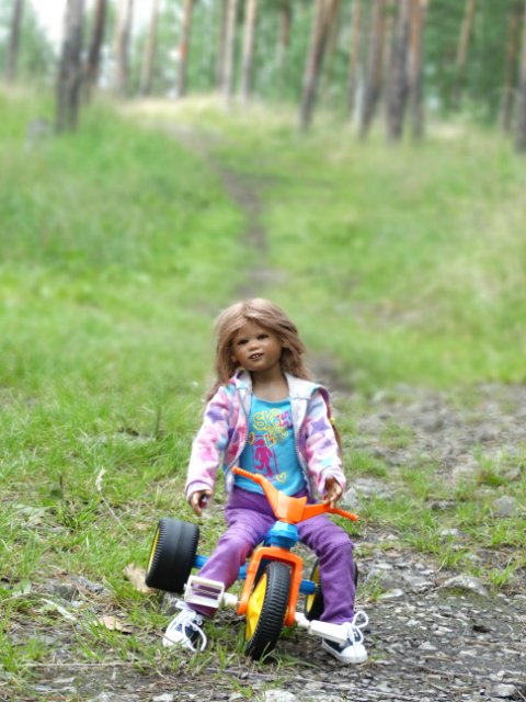 Лесные покатушки — Куклы Annette Himstedt (Аннетт Химстедт): коллекционные