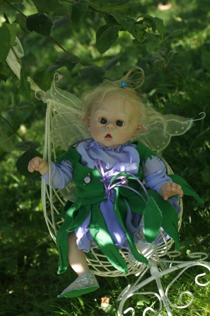 Офелька-стрекоза, куклёныш реборн Элины Кудрявцевой