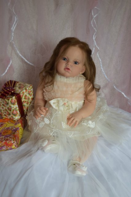 Моя первая большая девочка реборн Ариша