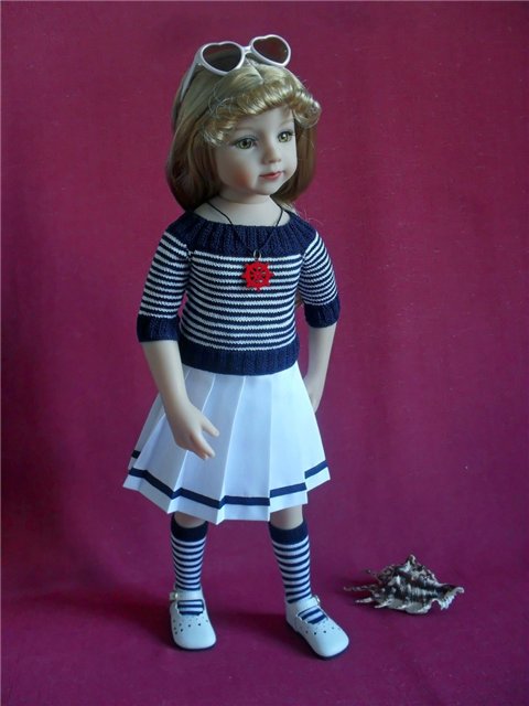 Морские мотивы ушедшего лета и куклы "Maru and friends"