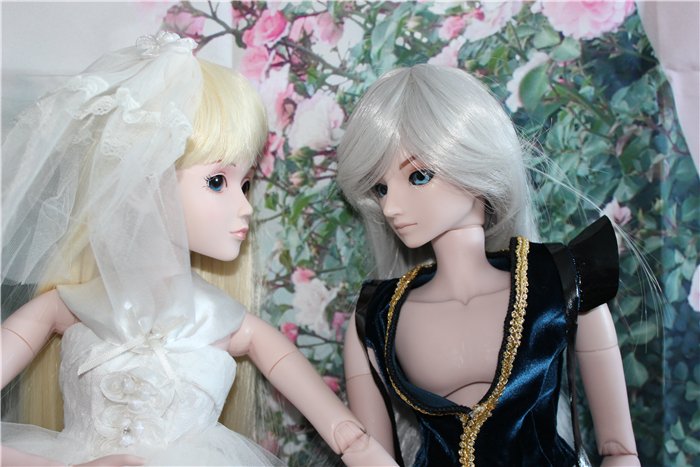 Принц-воин с невестой. Шарнирные куклы "Звезды подиума" новой волны