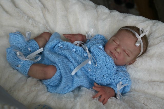 Спящая малышка Рози 2. Куколка реборн Виктории Вишни