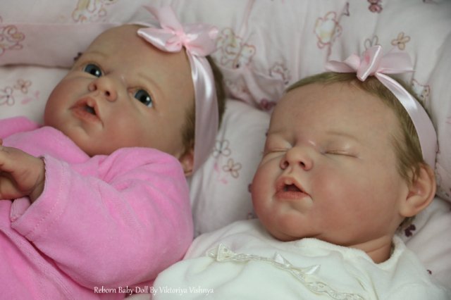 Близняшечки Ноа... Куколки реборн Виктории Вишни