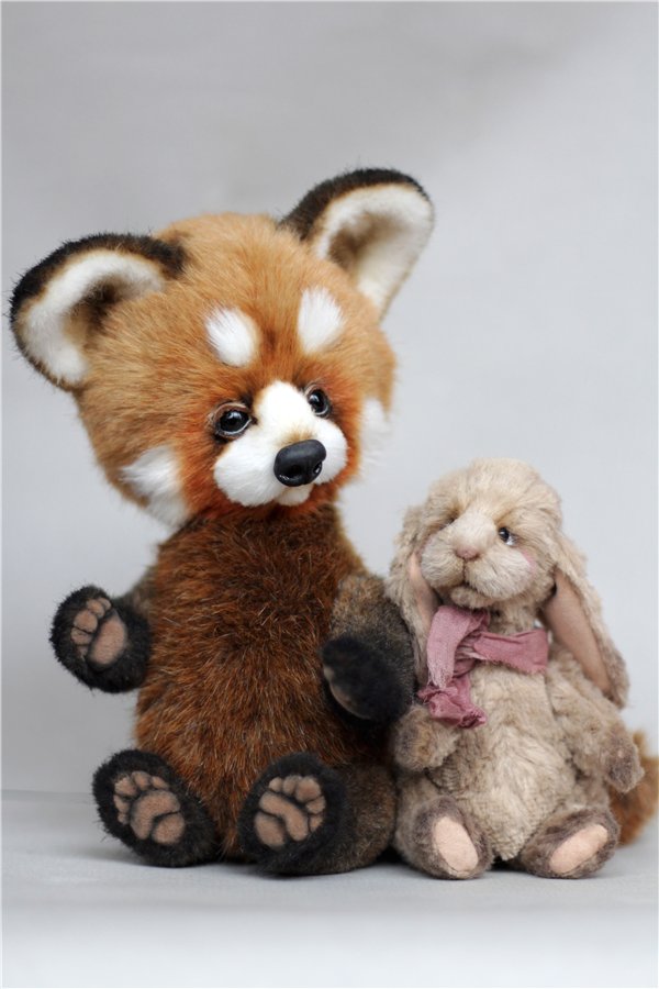 Зайки, авторские игрушки ручной работы Татьяны Матляк (фото 9)