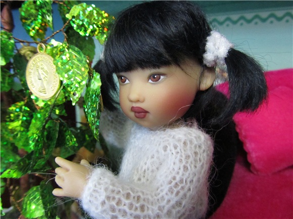 Ричалл,крошка Ри, коллекционная кукла от Helen Kish (фото 6)