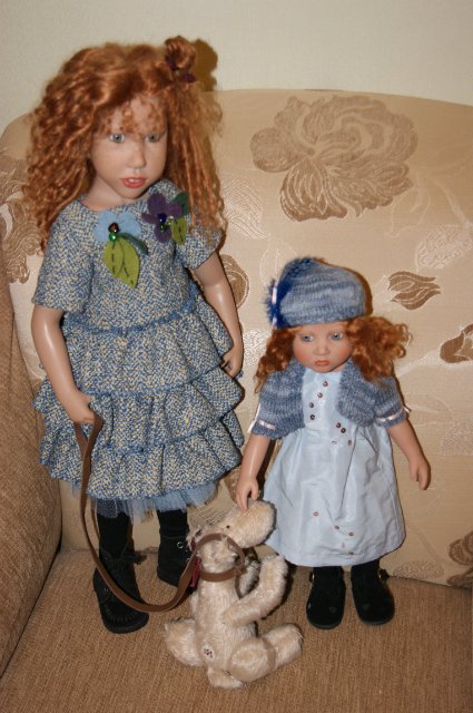 Рыжики Звергназе - Ильва, Гретелизе и Алекса. Коллекционные куклы (фото 9)