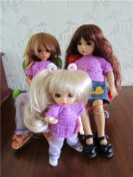 Сиреневое настроение | Бэйбики Сиреневое настроение — Одежда и обувь для кукол BJD (БЖД): 1/3