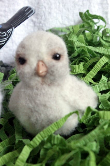 Моя кошечка валянием из шерсти готова