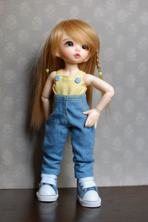 Синий цвет нас покорил. Одежда для куклы БЖД Анте (фото 6)